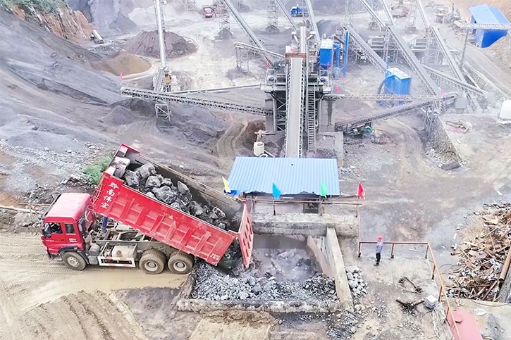 1000 TPH Limestone Sand and Gravel Production Line Project
