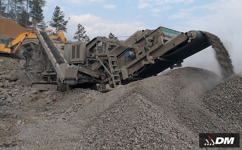 Concasseur de roches portable