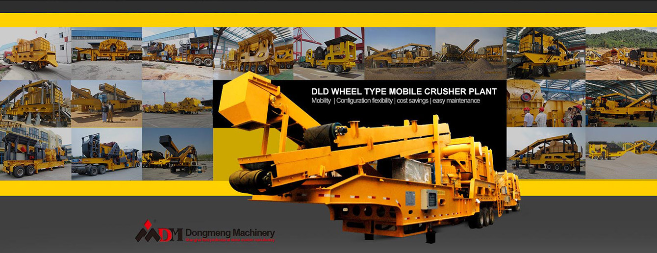 Mobile impact crushing plant(tyre)