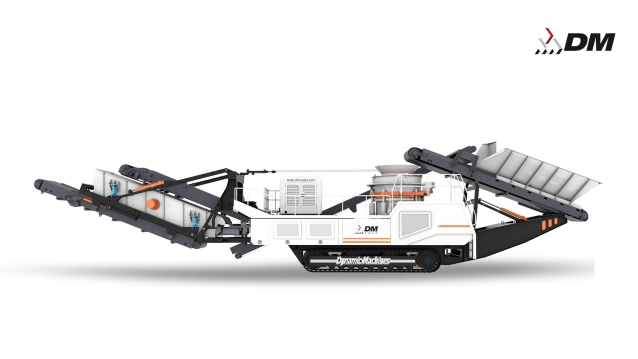 Mobile cone crushing station
