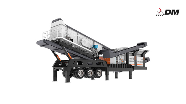 Mobile impact crushing plant(tyre)