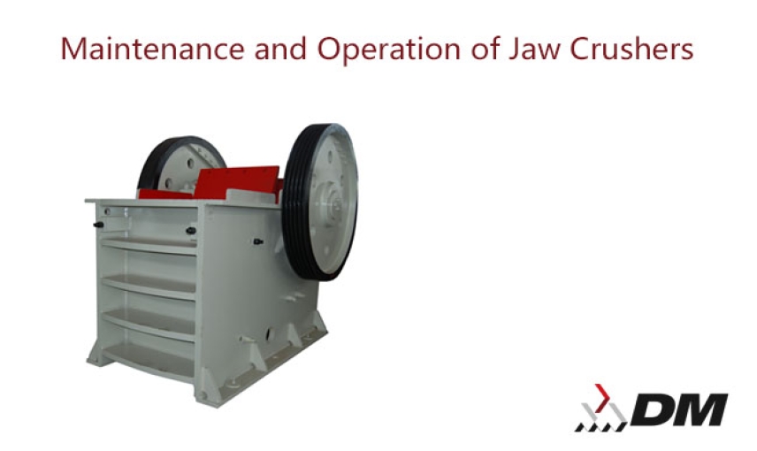 Maintenance and Operation of Jaw Crushers