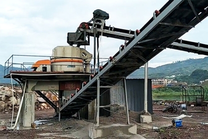 Dongmeng Heavy Industry's 500,000 Cubic Meters Per Year Feldspar Sand-Making Production Line Project