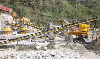 100,000 tons per month river pebble sand production line project in Ya'an, Sichuan
