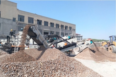 80-100 tons of construction waste recycling production line project