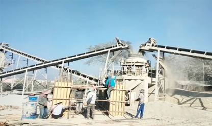 مشروع خط إنتاج حجر الدياباس المكسر بقدرة 280 طنًا/ساعة