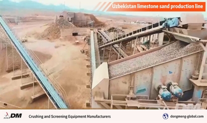 Uzbekistan limestone sand production line