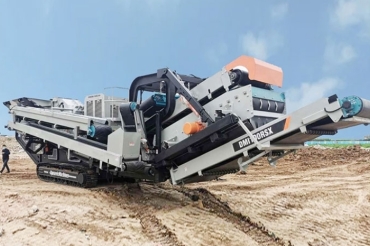 80-100 tons per hour construction waste recycling production line 