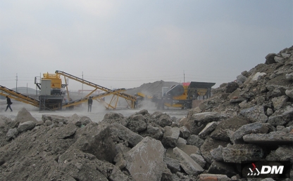 Mobile Crusher for Construction Waste Processing